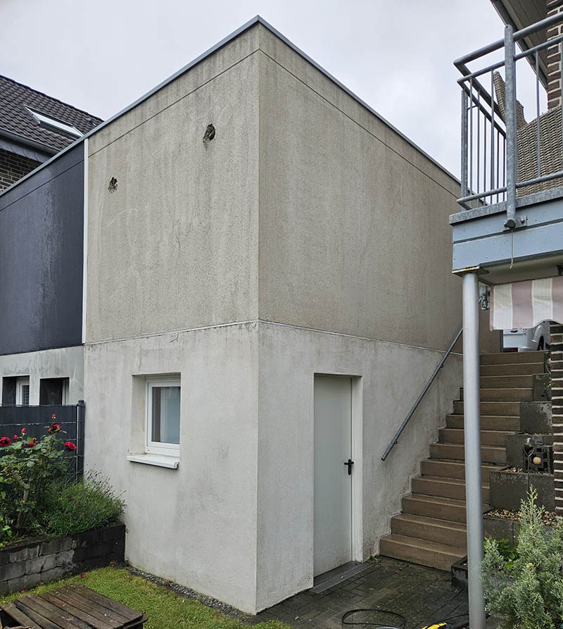 Fassade vor der Renovierung