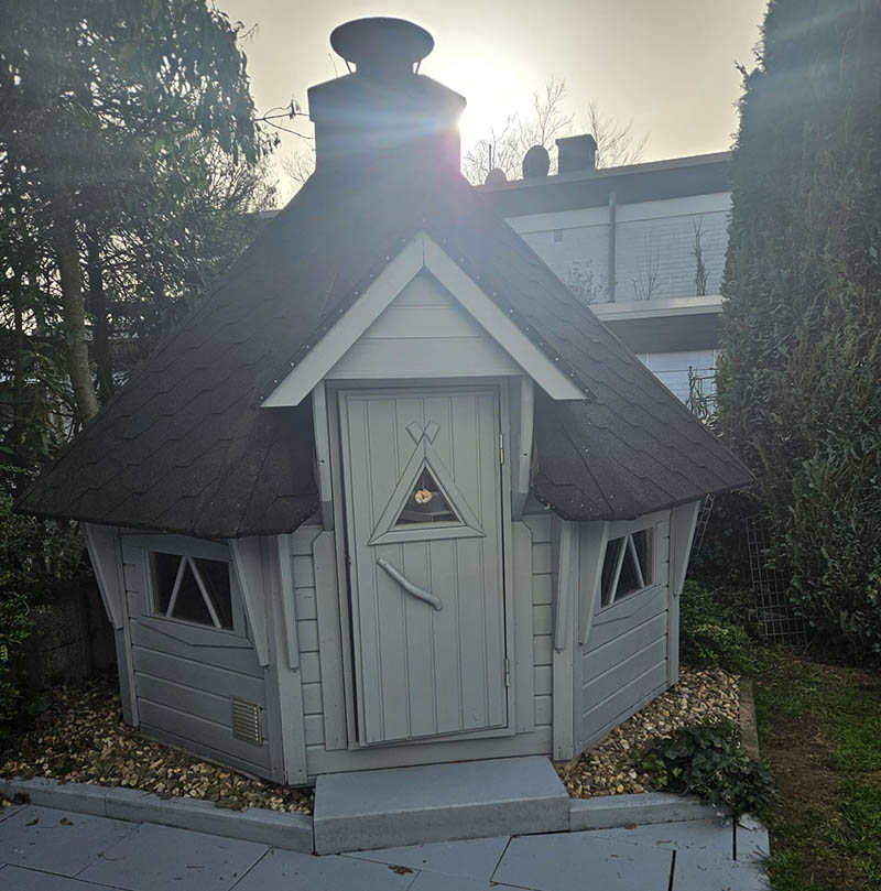 Fertigstellung einer Aufarbeitung  von der Grillkota - HP Malerbetrieb