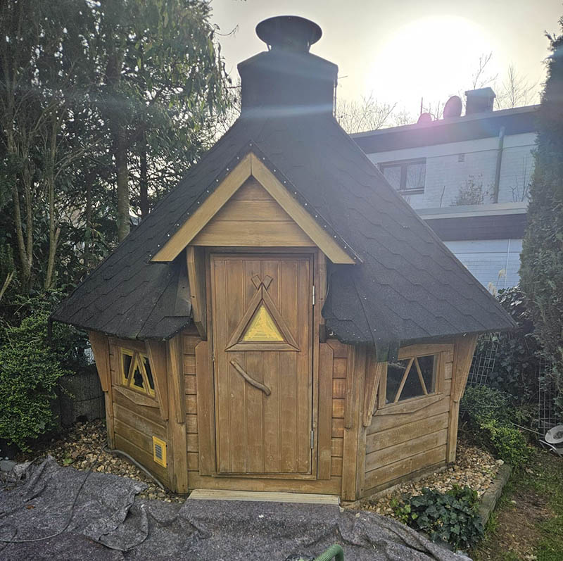 Aufarbeitung  einer Grillkota - HP Malerbetrieb