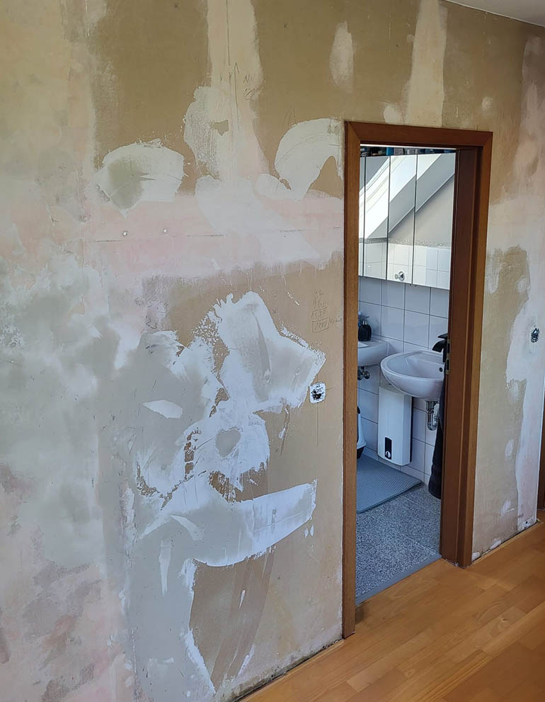 Professionelle Wandgestaltung nach den Malerarbeiten