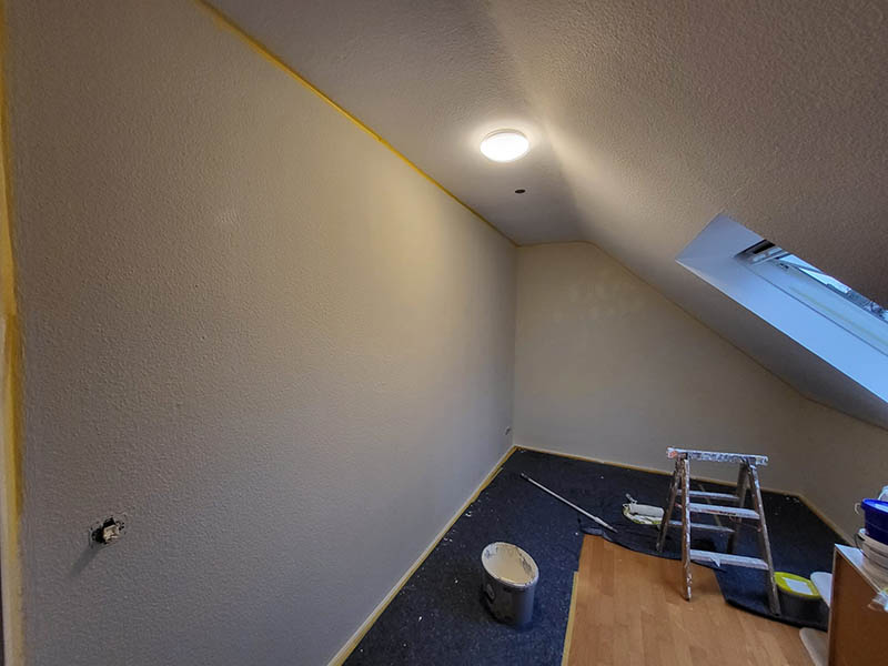 Professionelle Wandgestaltung nach den Malerarbeiten